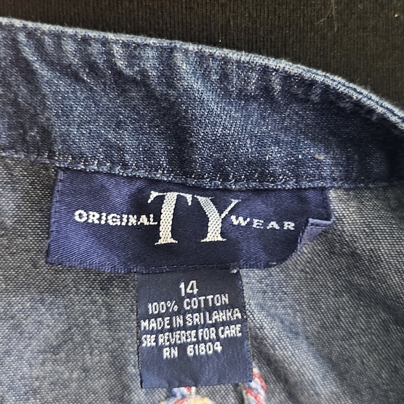 Candy cane denim maxi dress size 14 - Picture 8 of 9